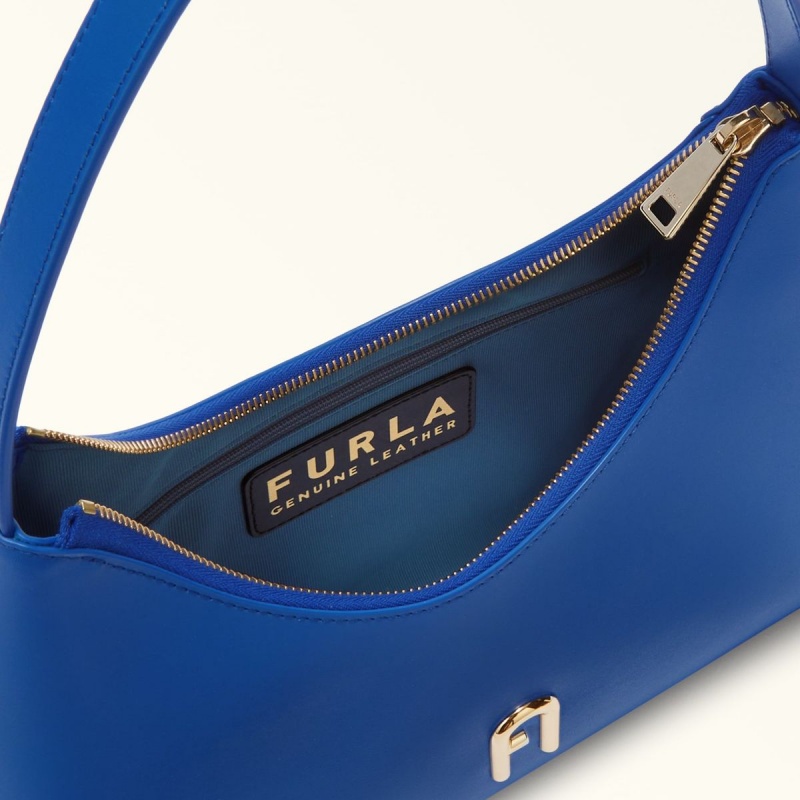 Sac Porté Épaule Furla DIAMANTE Femme Bleu Marine | 8967-PCQZM