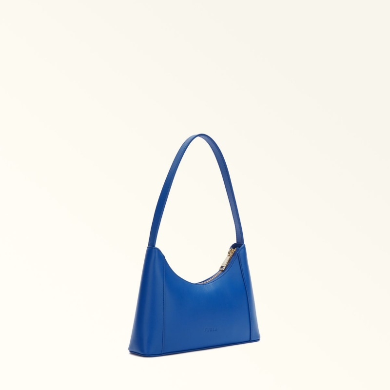 Sac Porté Épaule Furla DIAMANTE Femme Bleu Marine | 2796-PILAC