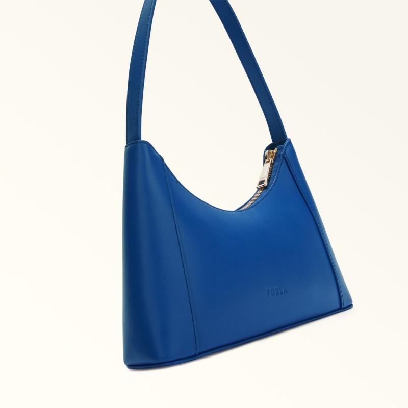 Sac Porté Épaule Furla DIAMANTE Femme Bleu Marine | 2796-PILAC