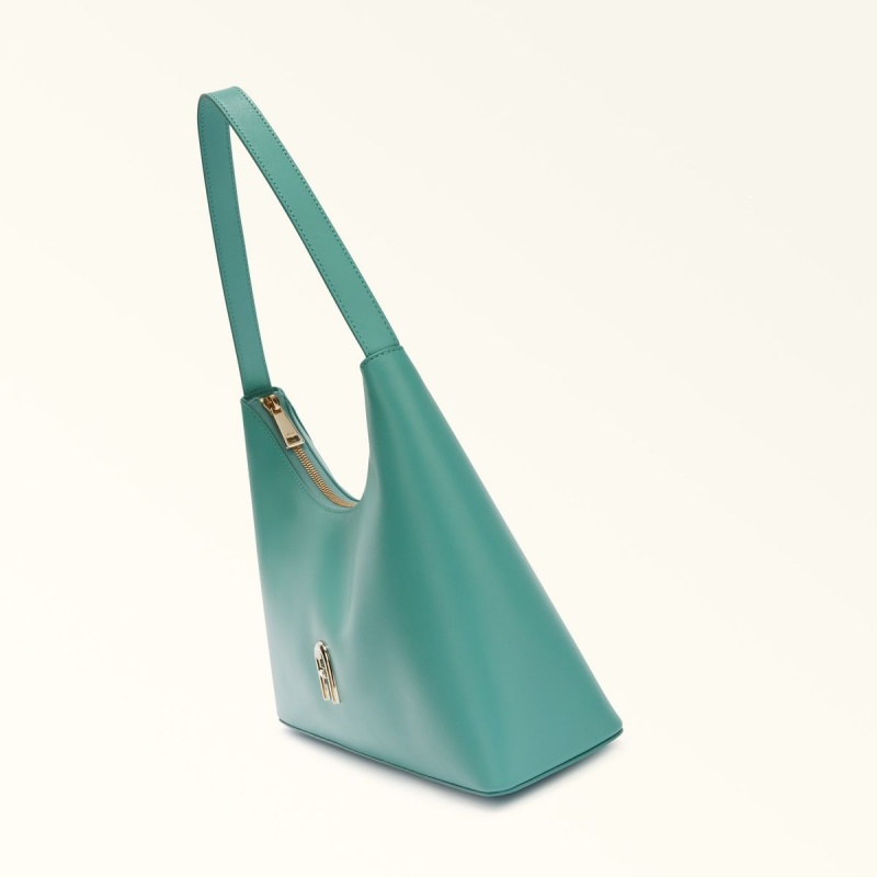 Sac Porté Épaule Furla DIAMANTE Femme Menthe | 4970-NZFDS