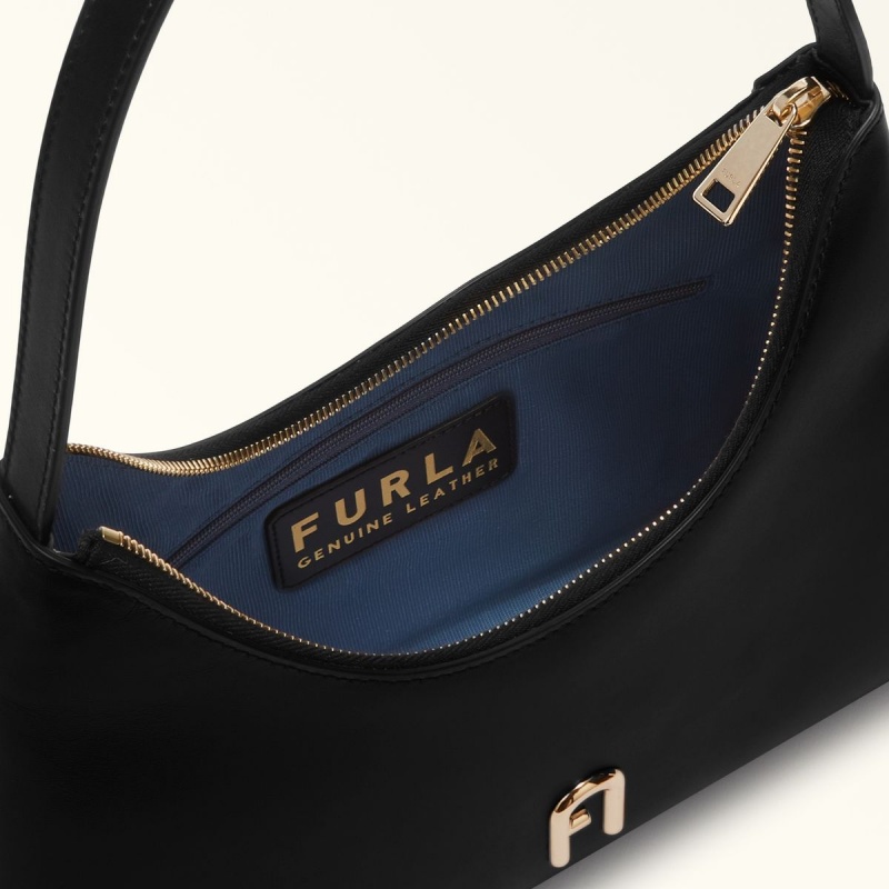 Sac Porté Épaule Furla DIAMANTE Femme Noir | 9407-AILNS