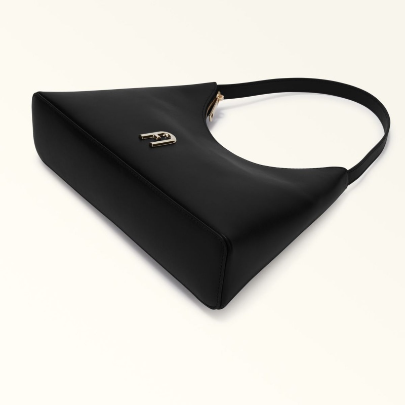 Sac Porté Épaule Furla DIAMANTE Femme Noir | 9407-AILNS