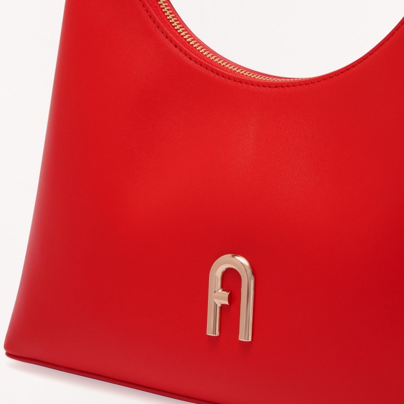 Sac Porté Épaule Furla DIAMANTE Femme Rouge | 1650-ZJPGB