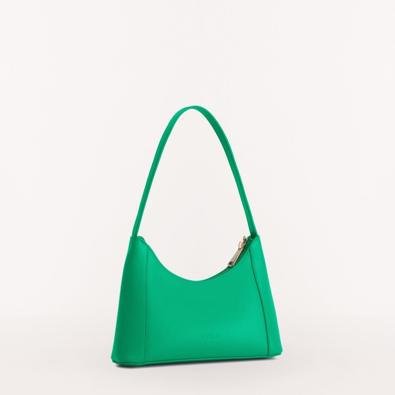 Sac Porté Épaule Furla DIAMANTE Femme Vert | 2319-SZJKT