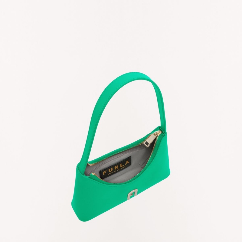 Sac Porté Épaule Furla DIAMANTE Femme Vert | 2319-SZJKT