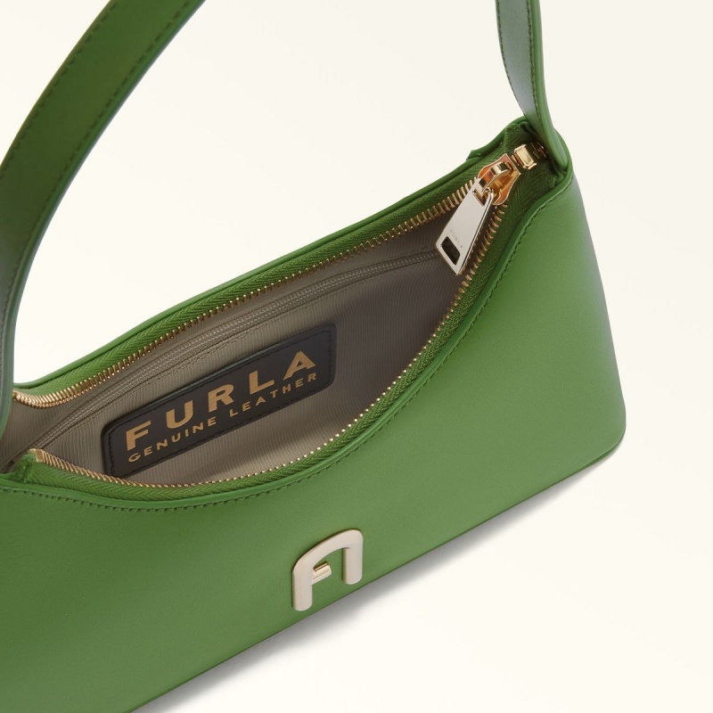 Sac Porté Épaule Furla DIAMANTE Femme Vert Foncé | 7341-EQUYZ