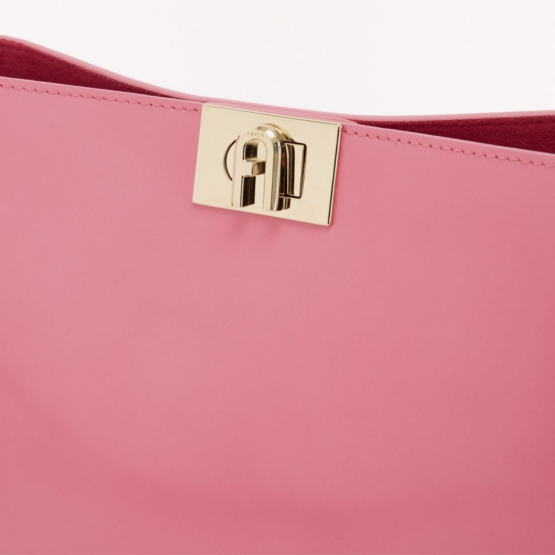 Sac Porté Épaule Furla FLEUR Femme Fushia | 2460-SCGBH