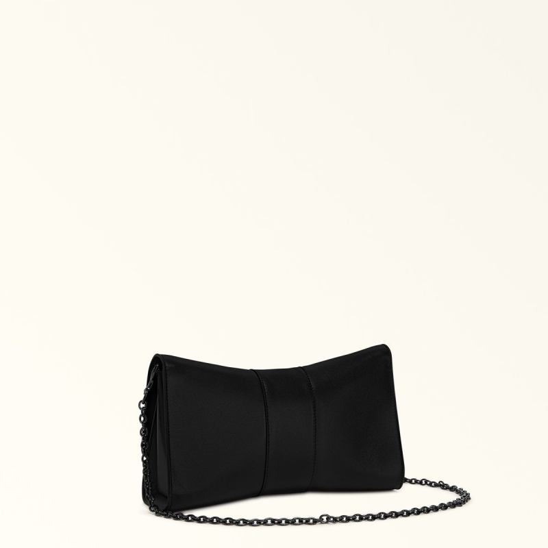 Sac Porté Épaule Furla METROPOLIS REMIX Femme Noir | 4123-KMQYI