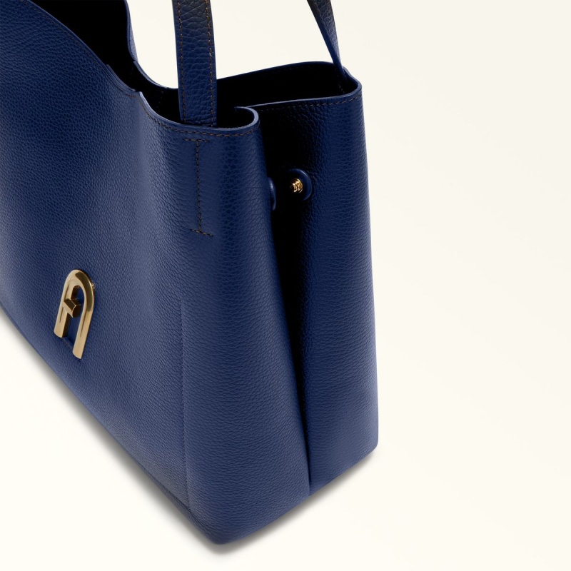 Sac Porté Épaule Furla PRIMULA Femme Bleu Marine | 1240-FJBAP