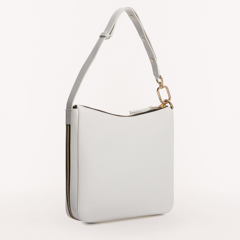 Sac Porté Épaule Furla SKYE Femme Blanche | 9504-DIRKT