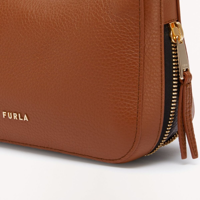 Sac Porté Épaule Furla SKYE Femme Marron | 3567-BCDKR