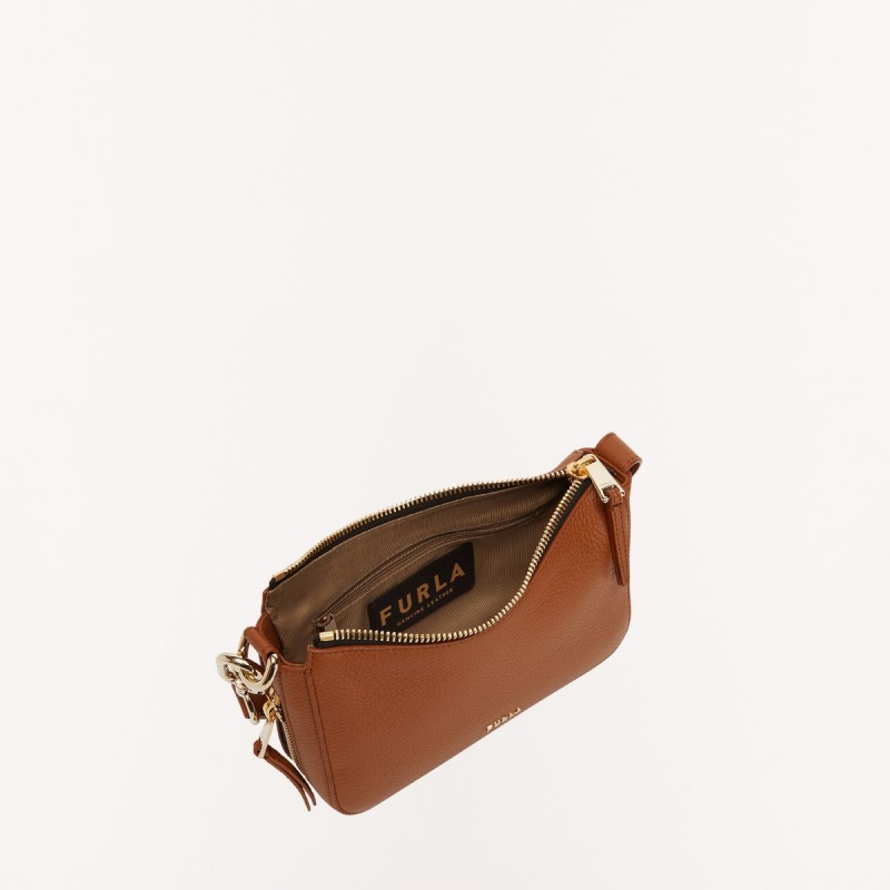 Sac Porté Épaule Furla SKYE Femme Marron | 3567-BCDKR