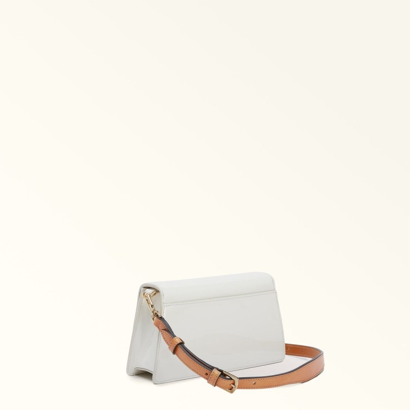 Sac Porté Épaule Furla ZOE Femme Blanche | 5376-LWVGM