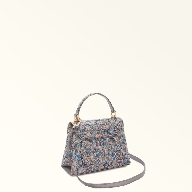 Sac a Main Furla 1927 Femme Argent | 5732-FOZWY