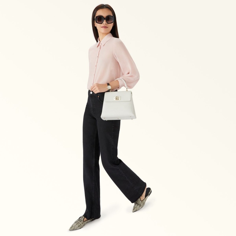 Sac a Main Furla 1927 Femme Blanche | 2609-LFUCS