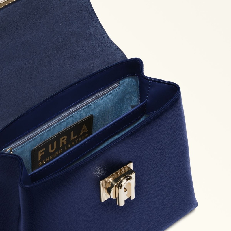 Sac a Main Furla 1927 Femme Bleu Marine | 6245-RQCHO