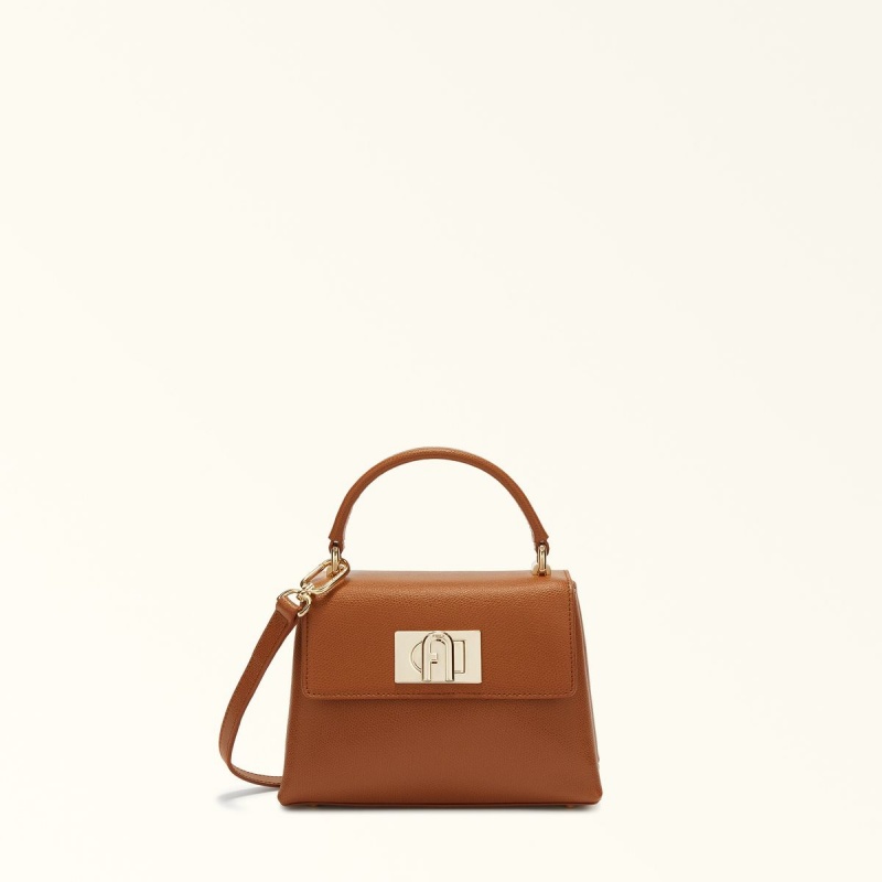 Sac a Main Furla 1927 Femme Marron | 2153-SCHZF