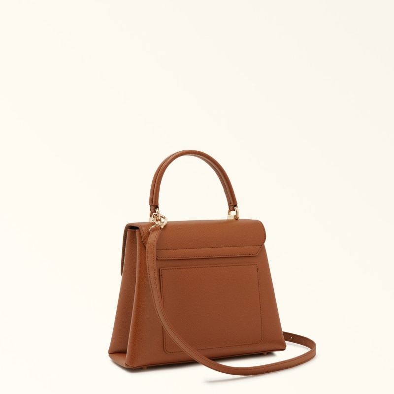 Sac a Main Furla 1927 Femme Marron | 8957-WKHZI