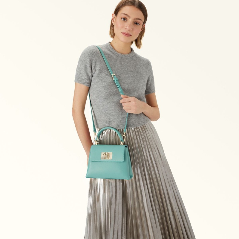 Sac a Main Furla 1927 Femme Menthe | 4709-DORFN