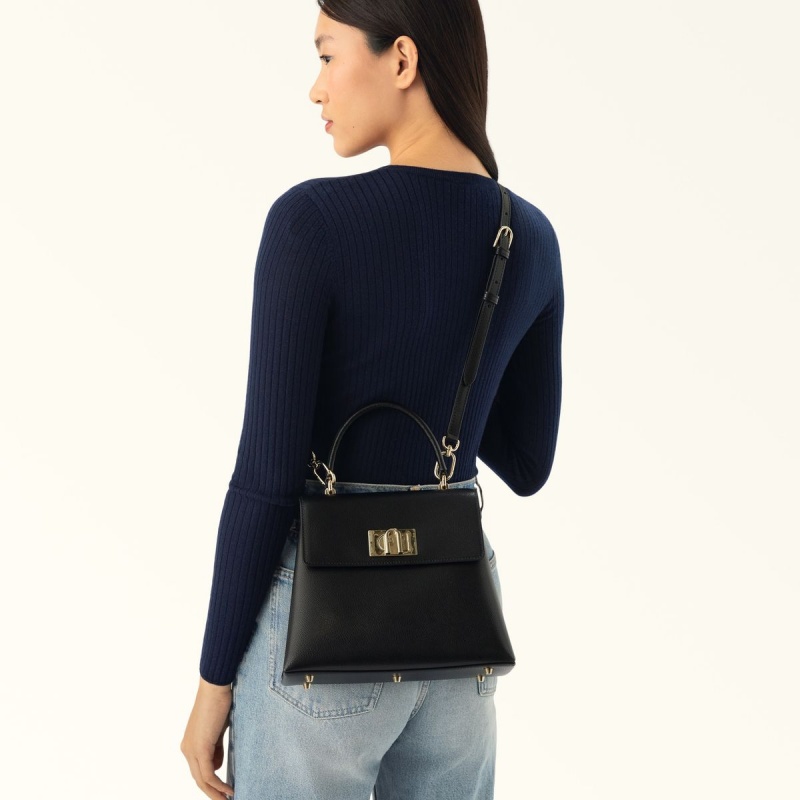 Sac a Main Furla 1927 Femme Noir | 2498-XRCLP