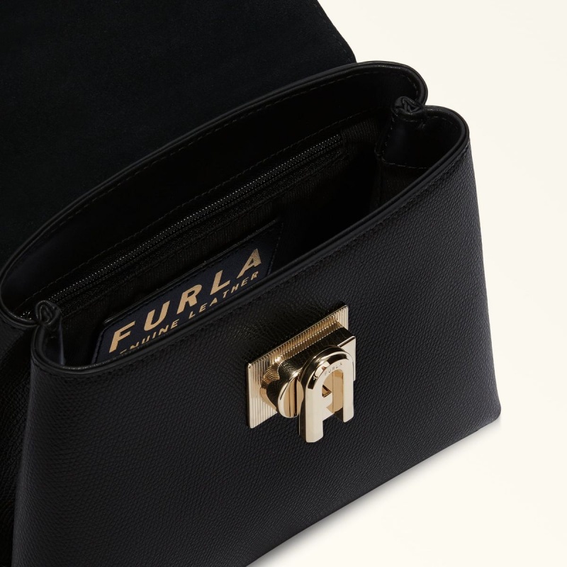 Sac a Main Furla 1927 Femme Noir | 6104-NHJVE