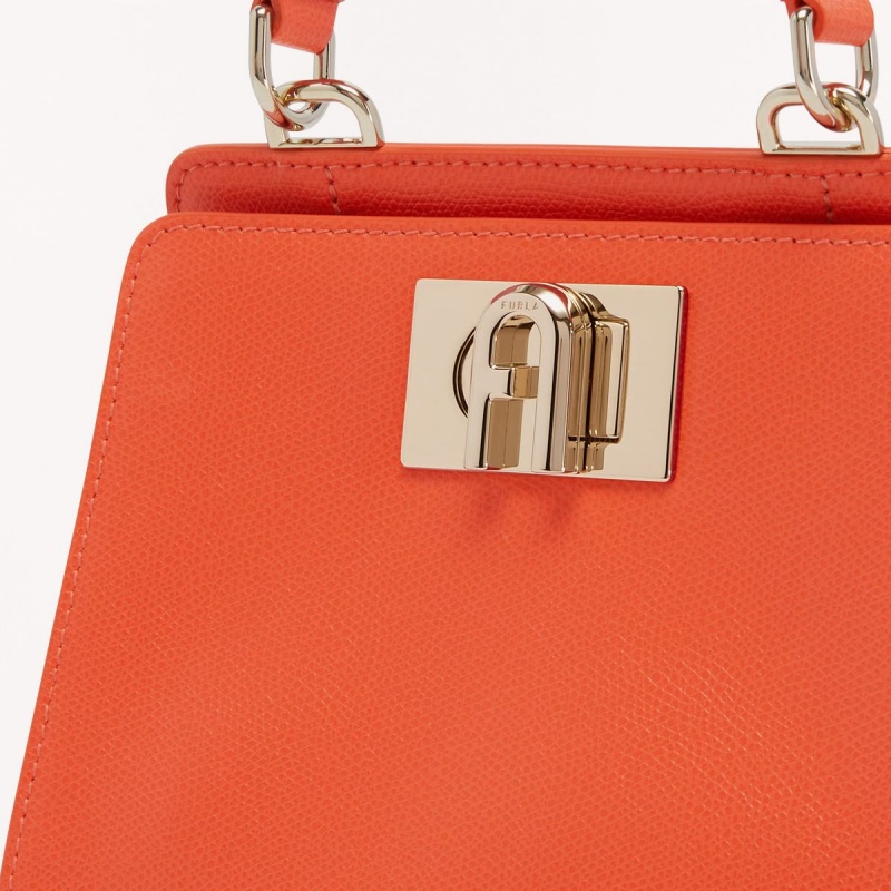 Sac a Main Furla 1927 Femme Orange | 9053-LWKBN