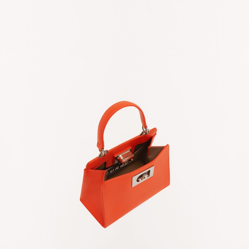 Sac a Main Furla 1927 Femme Orange | 9053-LWKBN