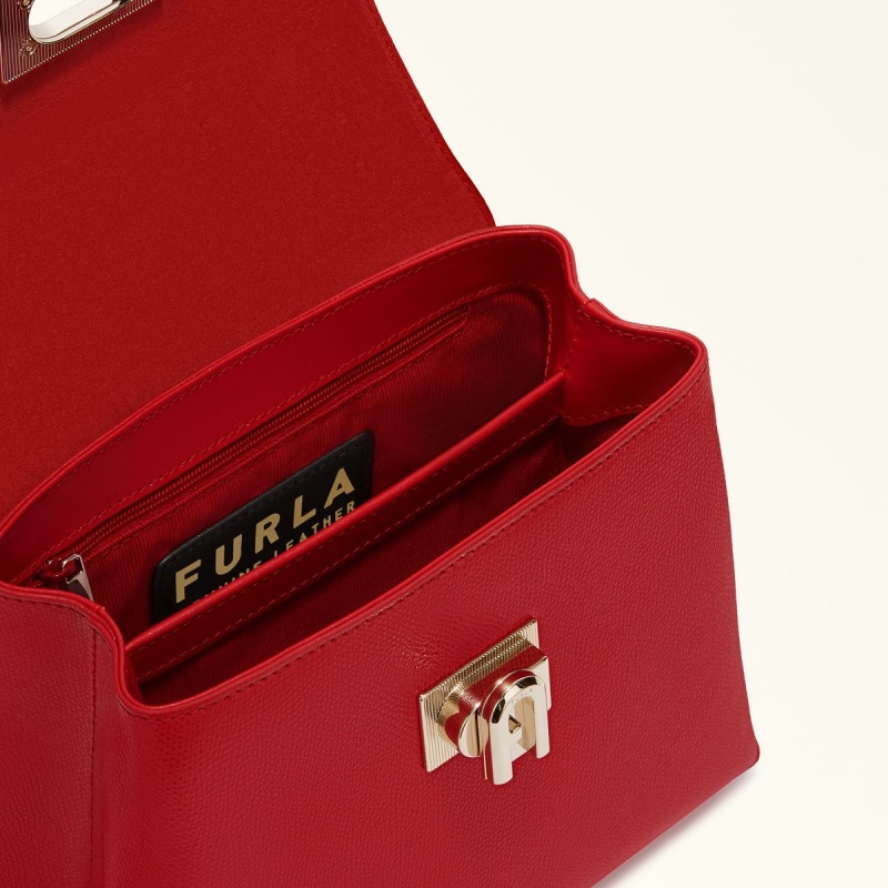 Sac a Main Furla 1927 Femme Rouge | 8974-JMAYV