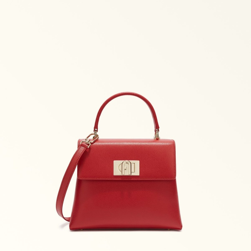 Sac a Main Furla 1927 Femme Rouge | 8974-JMAYV