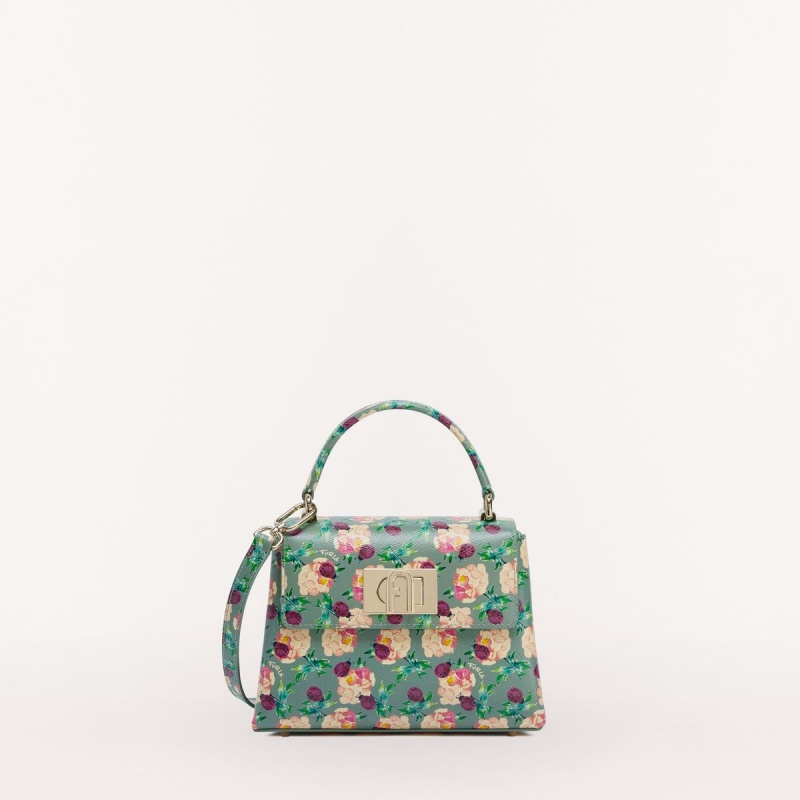 Sac a Main Furla 1927 Femme Vert | 3725-SVQTF