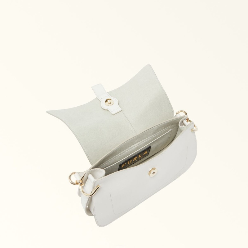 Sac a Main Furla FLOW Femme Blanche | 9157-ZDPLW