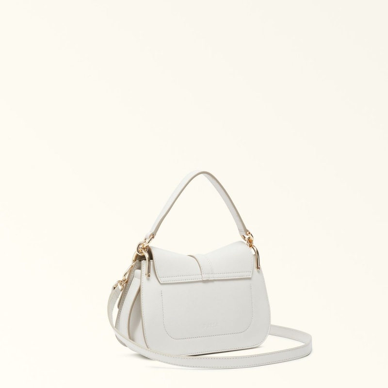 Sac a Main Furla FLOW Femme Blanche | 9731-FLXRZ