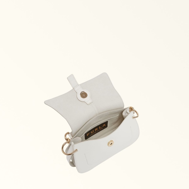 Sac a Main Furla FLOW Femme Blanche | 9731-FLXRZ