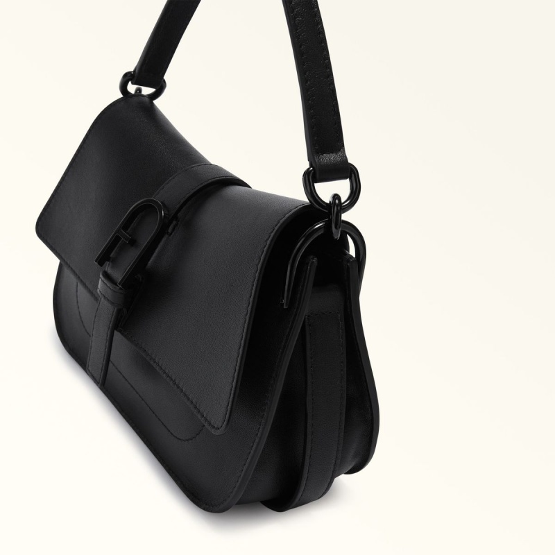 Sac a Main Furla FLOW Femme Noir | 3987-LQBRM