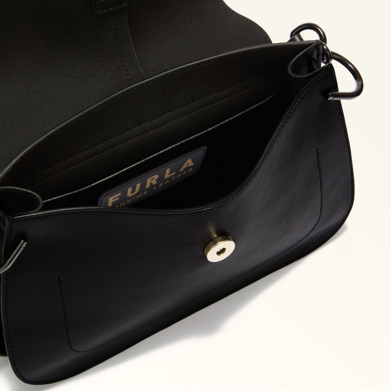 Sac a Main Furla FLOW Femme Noir | 5137-DAQBP