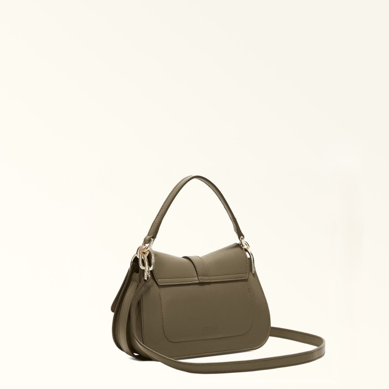 Sac a Main Furla FLOW Femme Vert Olive | 9427-HCSVA