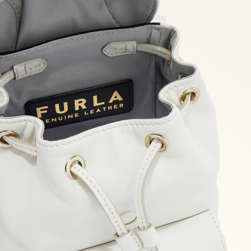 Sacs à Dos Furla FLOW Femme Blanche | 4031-STWXJ