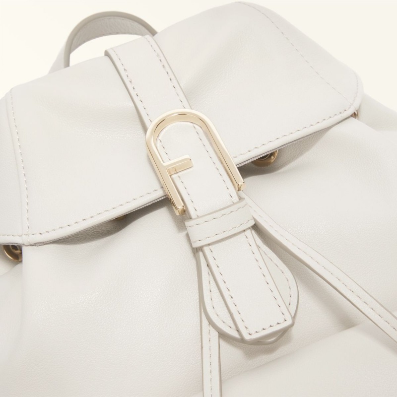 Sacs à Dos Furla FLOW Femme Blanche | 4703-CKYQJ