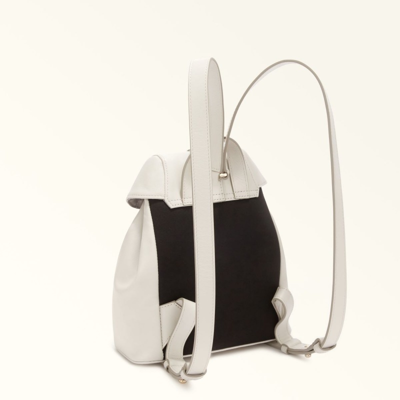 Sacs à Dos Furla FLOW Femme Blanche | 4703-CKYQJ