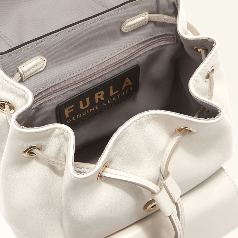 Sacs à Dos Furla FLOW Femme Blanche | 4703-CKYQJ