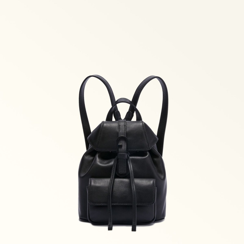 Sacs à Dos Furla FLOW Femme Noir | 2098-ELUOC