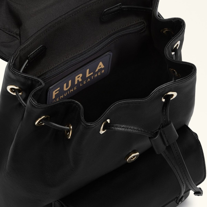 Sacs à Dos Furla FLOW Femme Noir | 3920-EDRVP